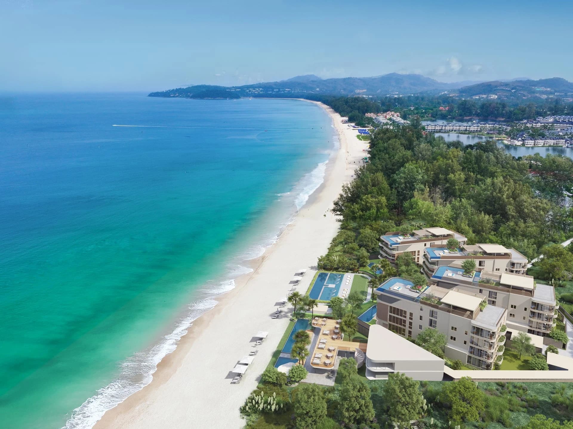 Bang Tao Beach from the north
